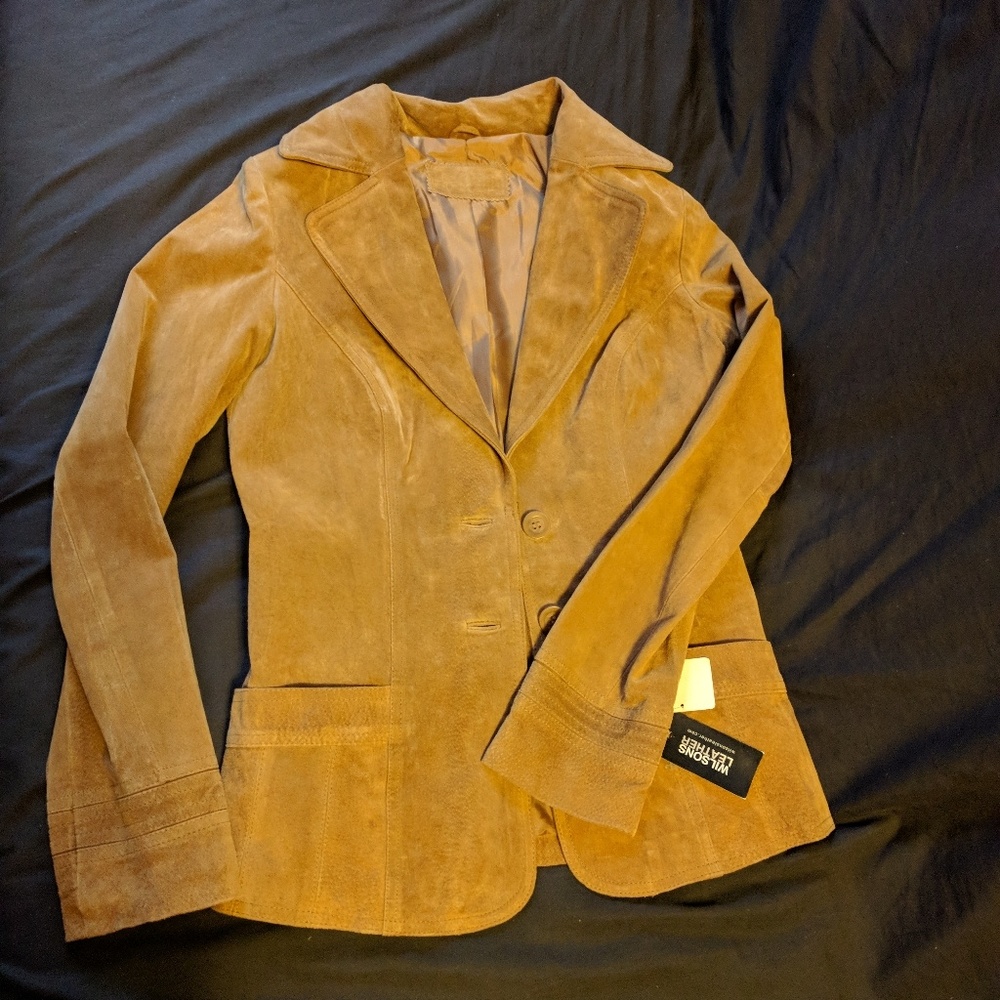 New Wilson Leather Jacket/ Blazer